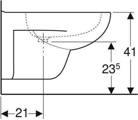 Productafbeelding Geberit Keramag / wand-bidet Renova wit 233040000