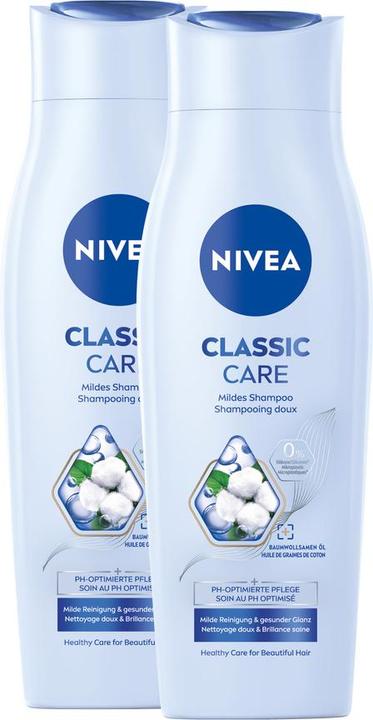 Image du produit NIVEA Classic Care Shampoo DUO (500 ml, Shampoing liquide)