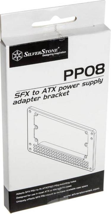 Image du produit Silverstone SST-PP08 Couvercle d'adaptateur d'alimentation pour SFX à ATX