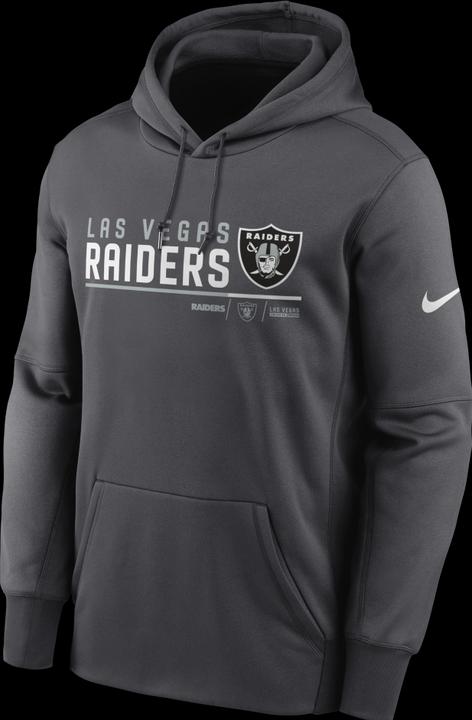 Nike Las Vegas Raiders Therma Pullover Hoodie L