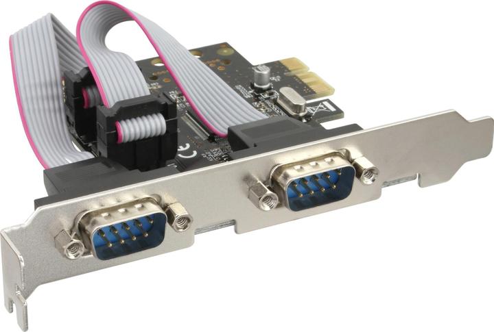 Immagine prodotto InLine Scheda d'interfaccia 2x seriale 9-pin PCIe PCI-Express