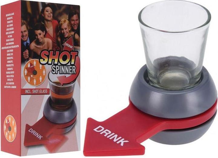 Actual product image Free and Easy Drinking game Shot Spinner