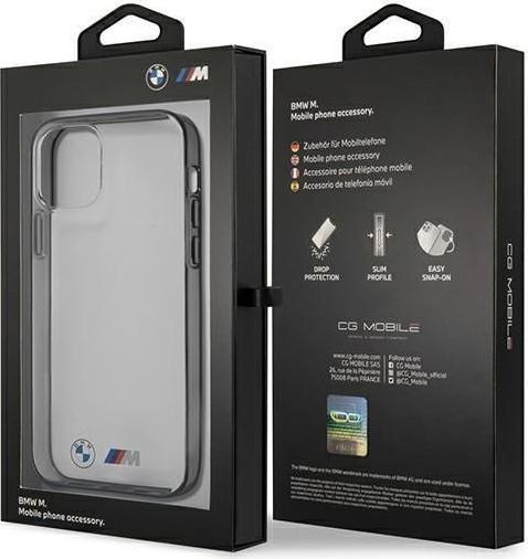 Produktbild BMW Etui BMHCP12SMBTOK iPhone 12 mini 5,4" transparent hardcase Sandblast (Apple iPhone 12 mini)
