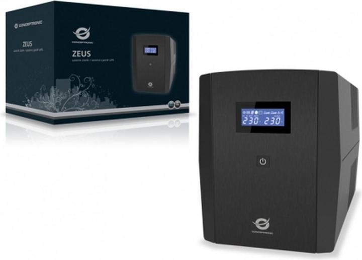 Immagine prodotto Conceptronic ZEUS USV 2200VA LED / ZEUS 04E (2200 VA, 1320 W, Interattivo linea UPS)