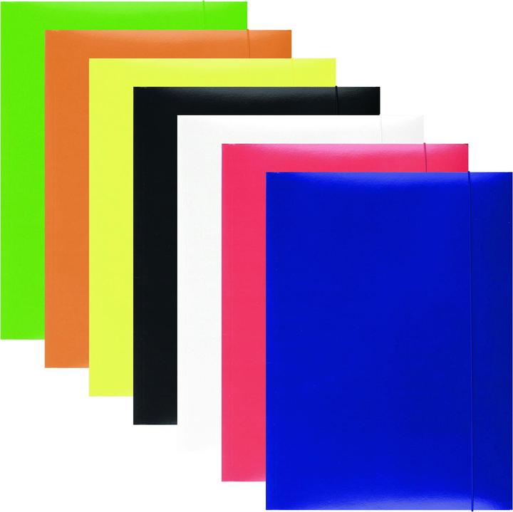 Produktbild Office Products Spannmappe, karton, a4, 300g/m2, 3 klappen, farbig sortiert (A4, 1 x)
