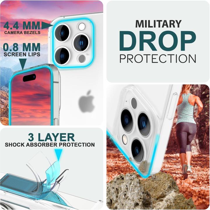 Produktbild Nalia Extrem Dünnes 0,3mm Mattes Hardcase (Apple iPhone 15 Pro)