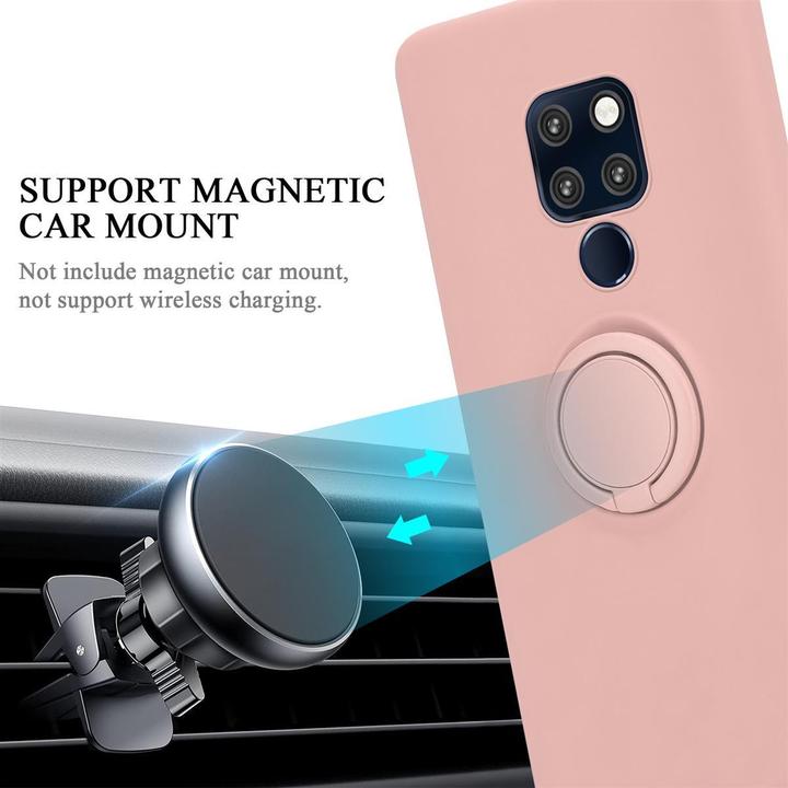 Actual product image Cadorabo Bumper TPU Liquid Ring Silicone Case (Mate 20)