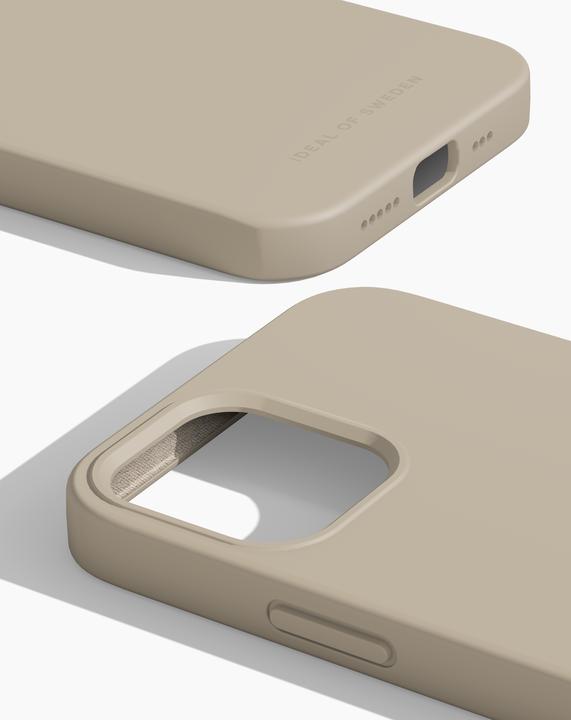 Actual product image iDeal Of Sweden Designer Silicone Cover beige (Apple iPhone 12, Realme 12 Pro+)