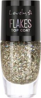 Lovely Top Coat Flakes Nail Polish 1 8Ml (Top Coat)