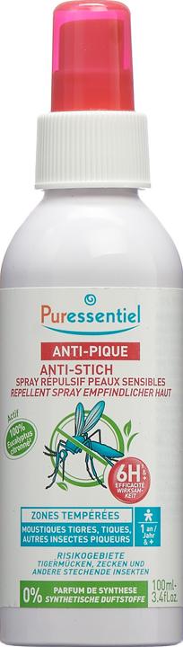 Puressentiel Anti-Stich Abwehrspray empfindliche Haut Spray (100 ml)