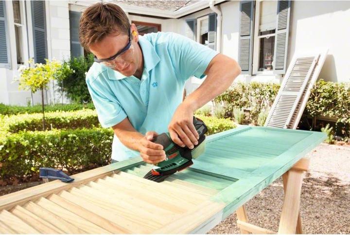 Image du produit Bosch Home & Garden PSM 18 LI, 1 batterie (Ponceuse multi)