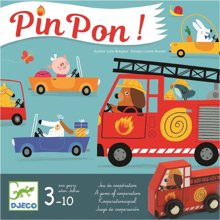 Actual product image Djeco PinPon! (English, French)