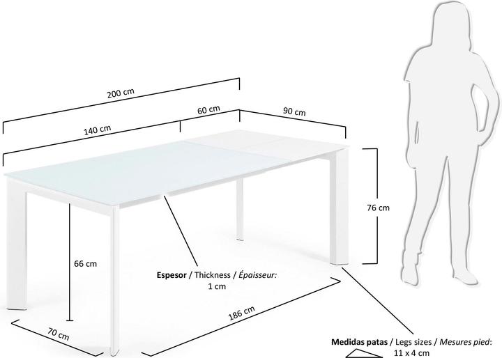 Produktbild Kave Home Axis (90 x 140 x 76 cm)