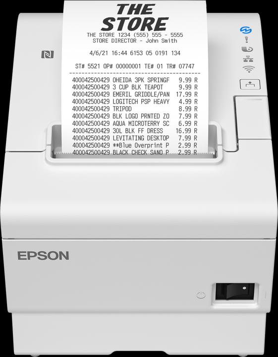 Actual product image Epson TM-T88VII (USB 2.0, WLAN)