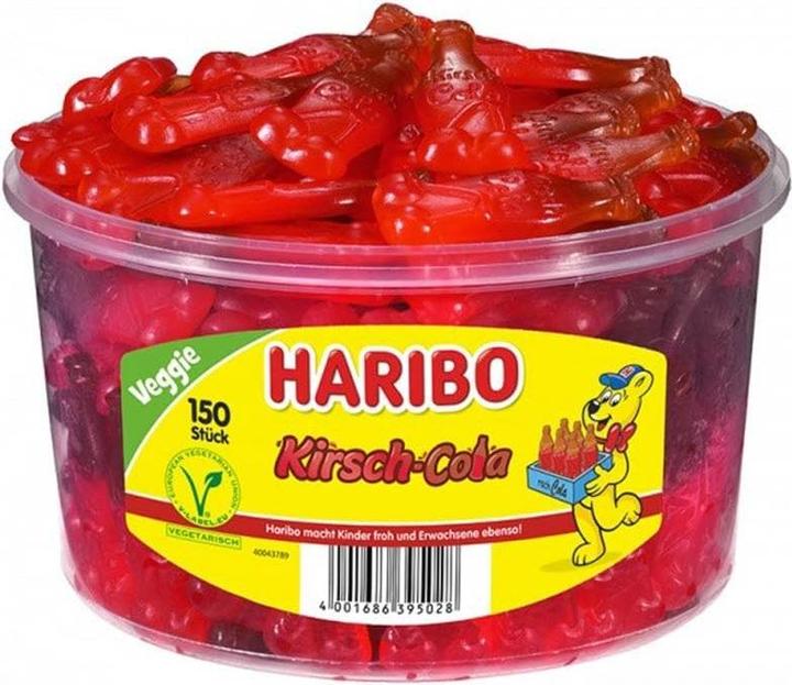 Actual product image Haribo Cherry-Cola fruit jelly 150 pcs. (150 pcs., 1350 g)