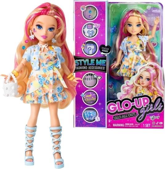Far Out Toys Bambola GLO UP GIRLS con accessori Tiffany, serie 2, 83011