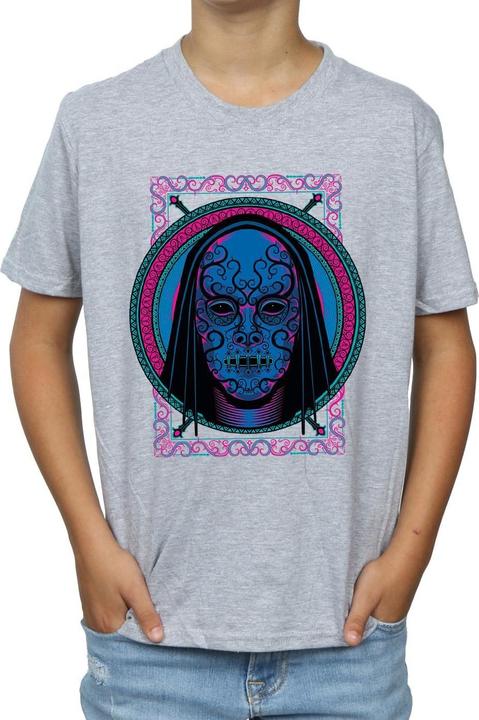 Actual product image Boys Neon Death Eater Mask T-Shirt (140, 146)