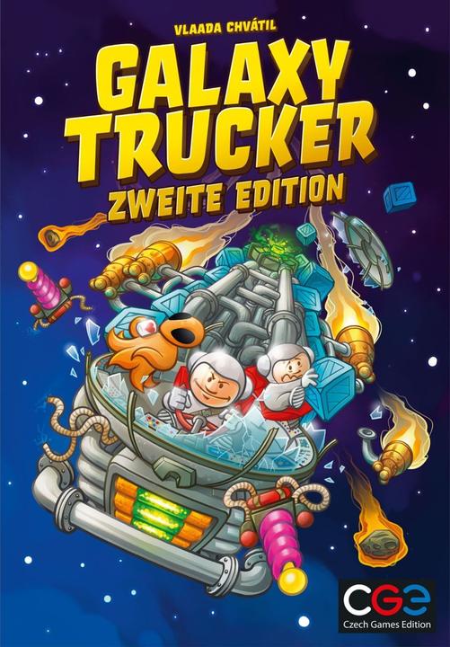 Actual product image Czech games edition Galaxy Trucker 2nd Edition (German)