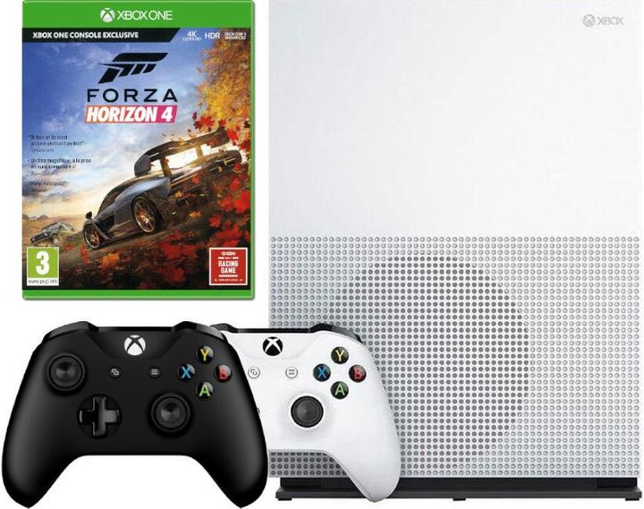 Image du produit Microsoft Xbox One S FH4 + 2x contrôleurs