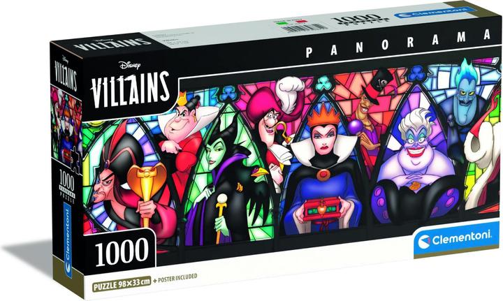 Actual product image Clementoni DISNEY - Villains - Puzzle Panorama 1000P (1000 pieces)