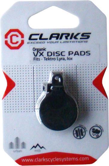 Produktbild Clarks Bremsbeläge für Tektro & TRP (Tektro Lyra, IOX), eine Schachtel mit 20 Paaren, organisch (Tektro, TRP, Organisch (Resin))