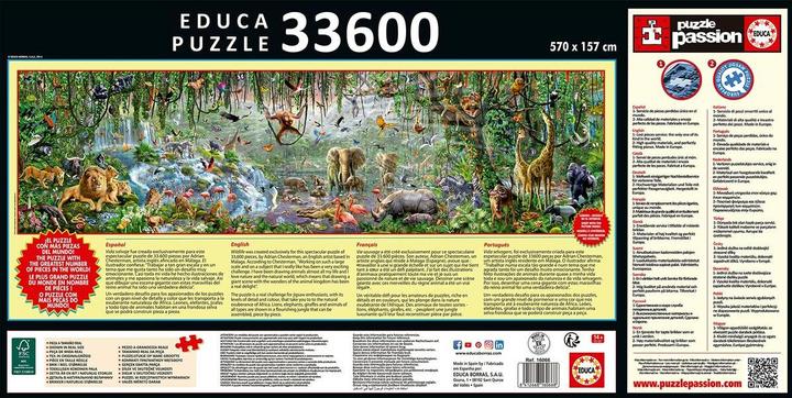 Image du produit Educa La Vie Sauvage (33600 pièces)