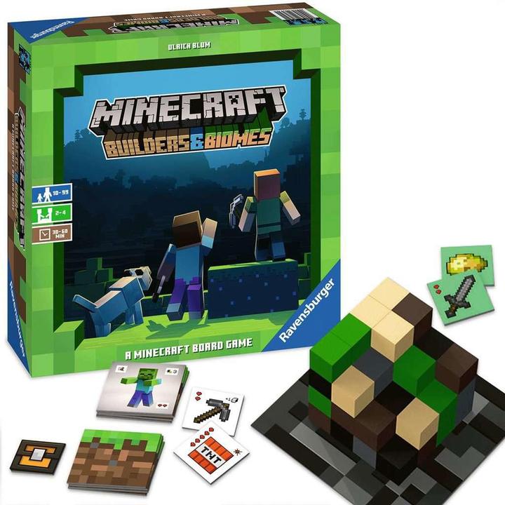 Produktbild Ravensburger Minecraft Builders & Biomes (Italienisch, Französisch, Deutsch, Englisch)