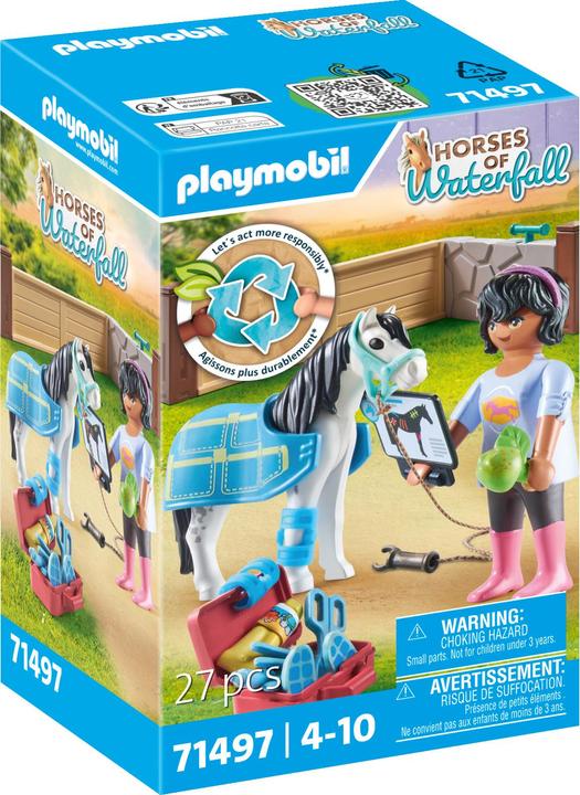 Actual product image Playmobil Equine therapist (71497, Playmobil Horses of Waterfall)