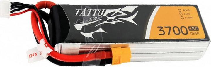 Productafbeelding Tattu RC batterij LiPo 3700 mAh 14,8 V 45C (14.80 V, 3700 mAh)