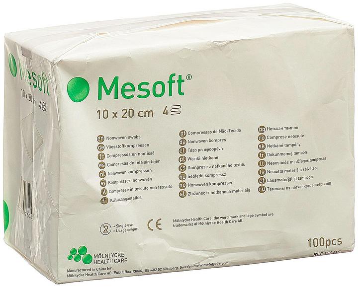 Produktbild Mesoft Kompressen 10x20cm unsteril