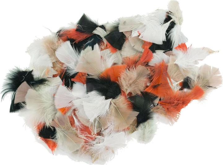 Coloranti - Piume naturali 85 grammi, 750 pezzi.