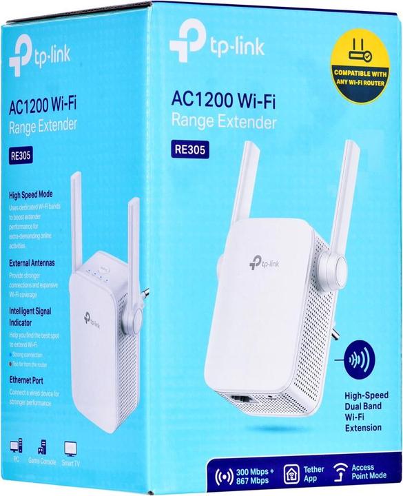 Produktbild TP-Link Tl-Re305 (867 Mbit/s, 300 Mbit/s)
