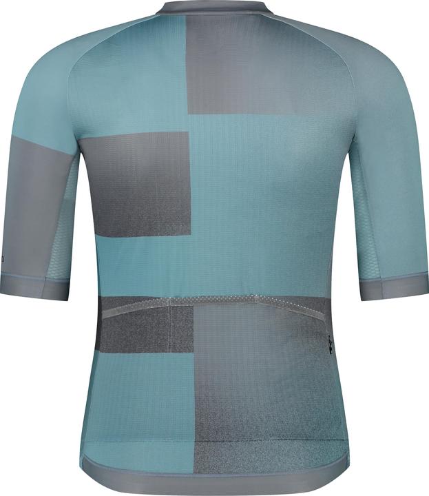 Actual product image Shimano Men Veloce SS Jersey metallic turquoise (M)