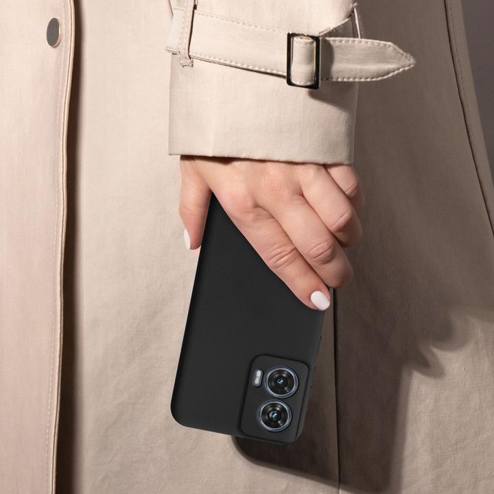 Actual product image Cadorabo Case for Motorola Moto Edge 50 Fusion TPU Liquid Silicone Cover (Motorola Edge 50)