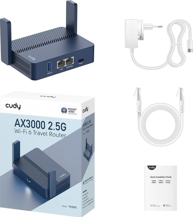 Actual product image Cudy TR3000