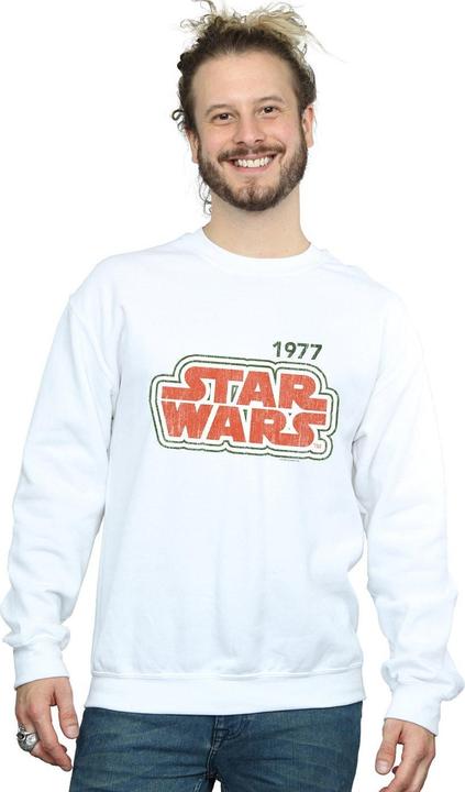 Actual product image Star Wars Mens Retro Outline Sweatshirt (M)