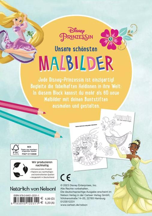 Image du produit Princesse Disney Nos plus belles images à colorier