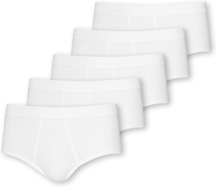 Image du produit ESGE Lot de 5 slips à fines côtes avec intervention (M, Pack de 5)