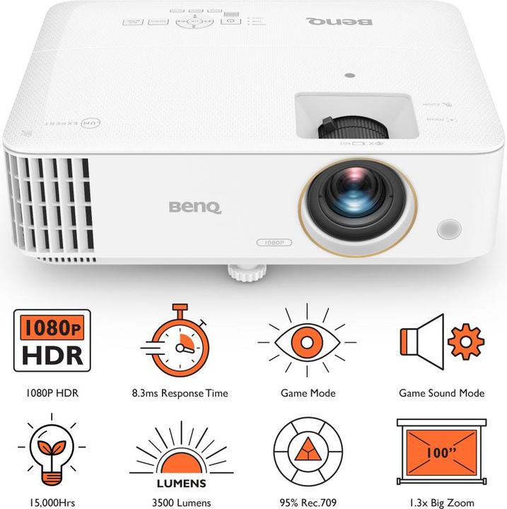 Produktbild BenQ TH685 (Full HD, 3500 lm, 1.13 - 1.47:1)