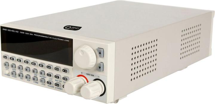 Actual product image RND Programmable electronic DC load, 120V, 30A, 150W