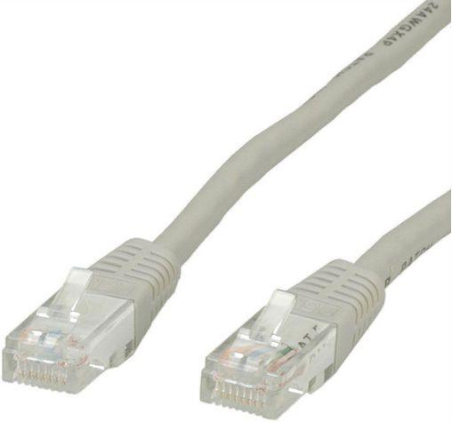 Produktbild RND Electronics Patchkabel, RJ45-Steckverbinder - RJ45-Steckverbinder, Cat 6, UTP, 2m, Grau (U/UTP, CAT6, 2 m)