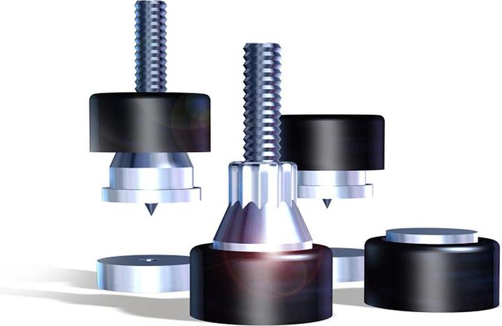 Actual product image Soundcare SuperSpikes M6 Silver - Set of 4