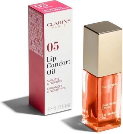 Immagine prodotto Clarins Eclat Minute - Huile Confort Lèvres Tangerine 05 (Olio, 7 ml)