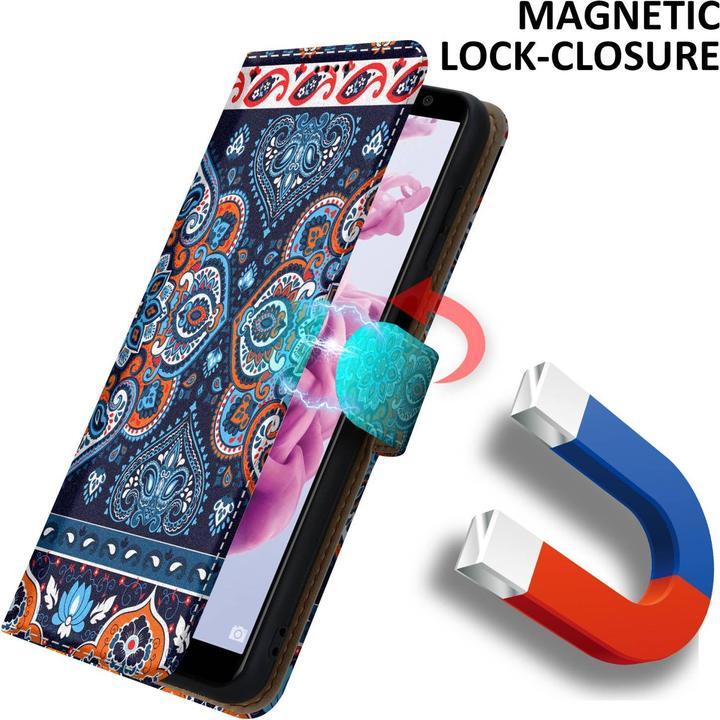 Produktbild Cadorabo Book Hülle mit Print für Huawei MATE 10 LITE (Huawei Mate 10 Lite)