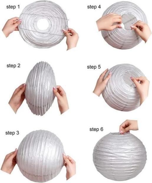 Produktbild MU Style Lane Series Papier Lampion Set (30-tlg. Set)