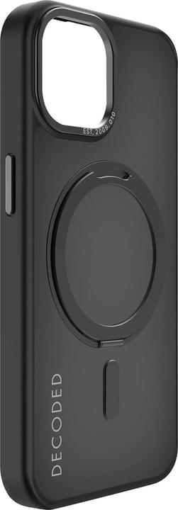 Actual product image Decoded Recycled Plastic Loop Stand Backcover iPhone 15 Black (Apple iPhone 15)