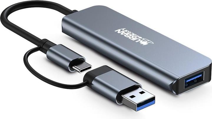 Actual product image Urban Factory Mining USB-A/C hub (USB-C, 4 Ports)