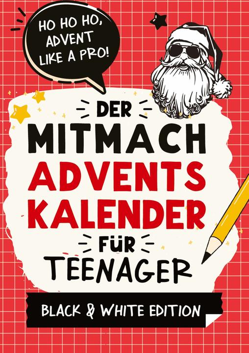 Produktbild Der Mitmach für Teenager - Black & White Edition