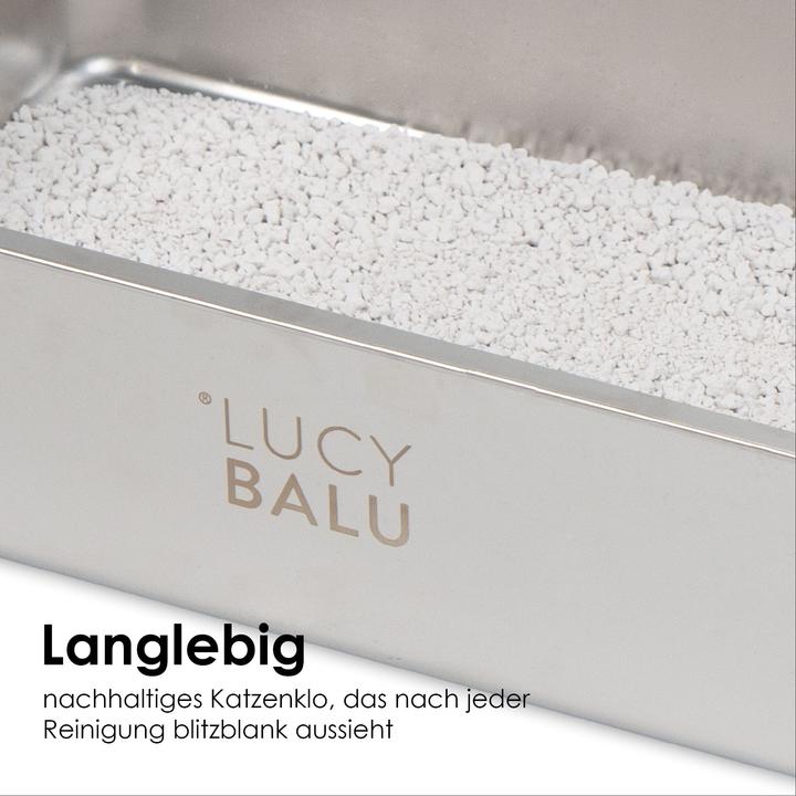 Produktbild LucyBalu Steeloo (Katzenklo offen)