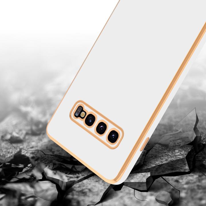 Image du produit Cadorabo Housse pour Samsung Galaxy S10 PLUS en TPU avec protection pour appareil photo LM130 Style (Samsung Galaxy S10+)